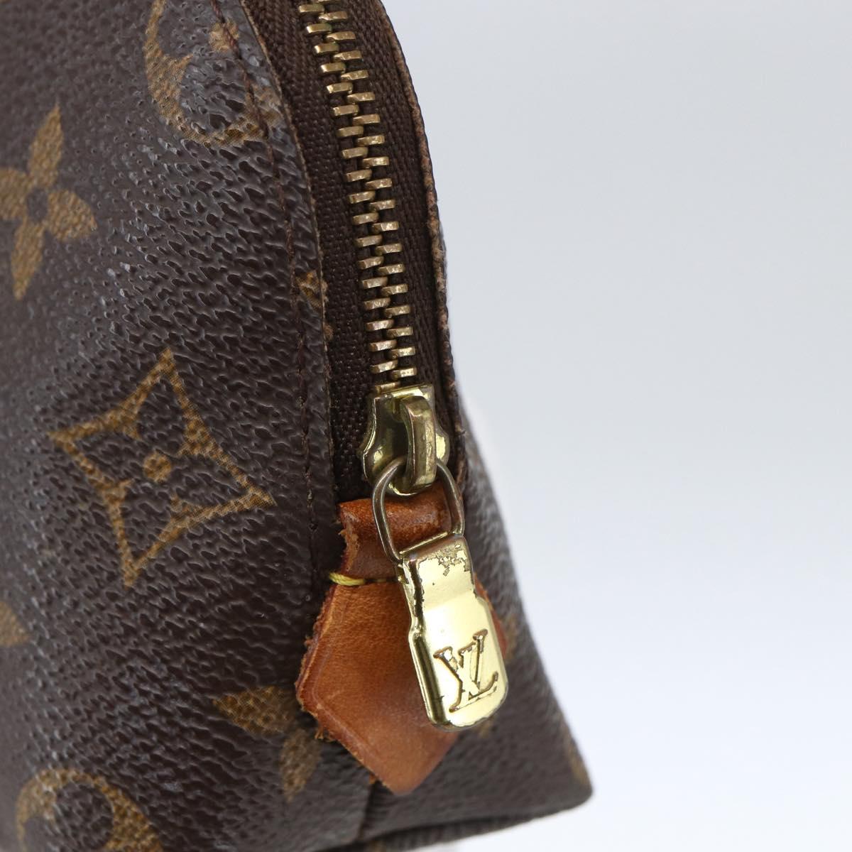 LOUIS VUITTON Monogram Pochette Cosmetic PM Pouch M43998 LV Auth 165725