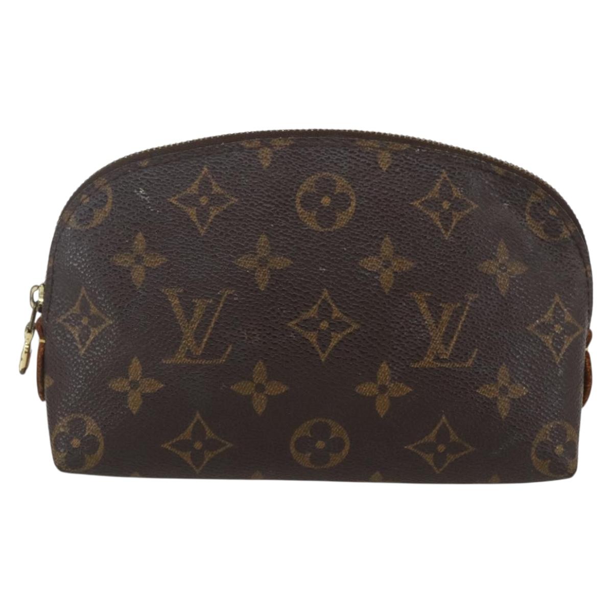 LOUIS VUITTON Monogram Pochette Cosmetic PM Pouch M43998 LV Auth 165725