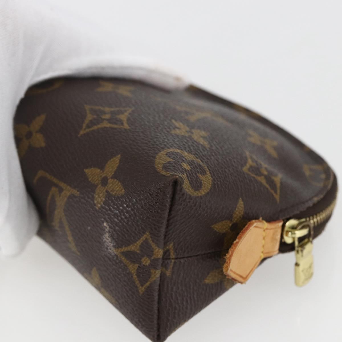LOUIS VUITTON Monogram Pochette Cosmetic PM Pouch M43998 LV Auth 165726
