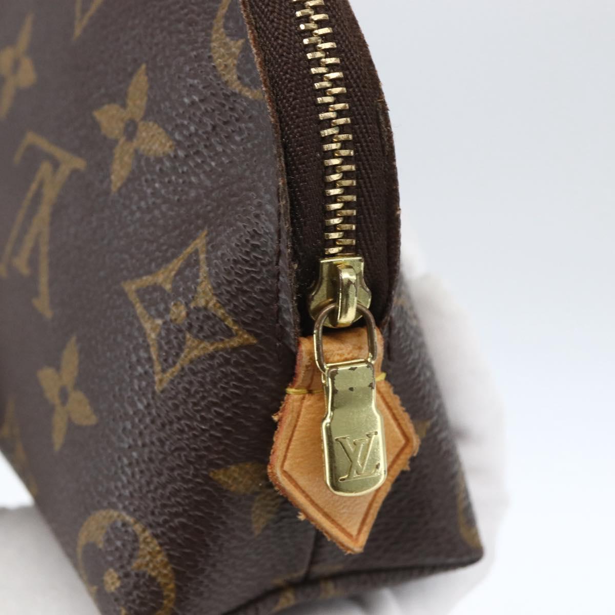 LOUIS VUITTON Monogram Pochette Cosmetic PM Pouch M43998 LV Auth 165726