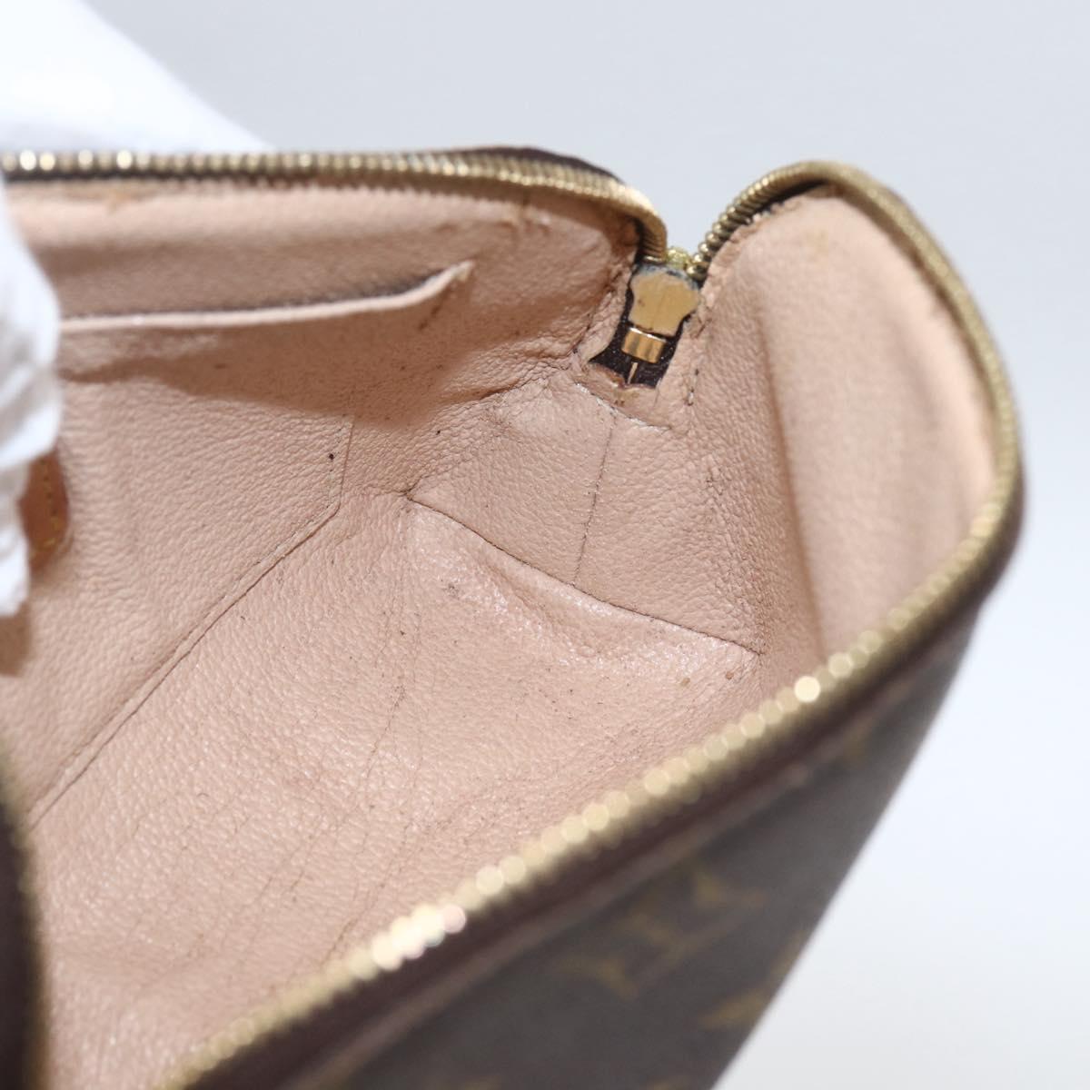 LOUIS VUITTON Monogram Pochette Cosmetic PM Pouch M43998 LV Auth 165726