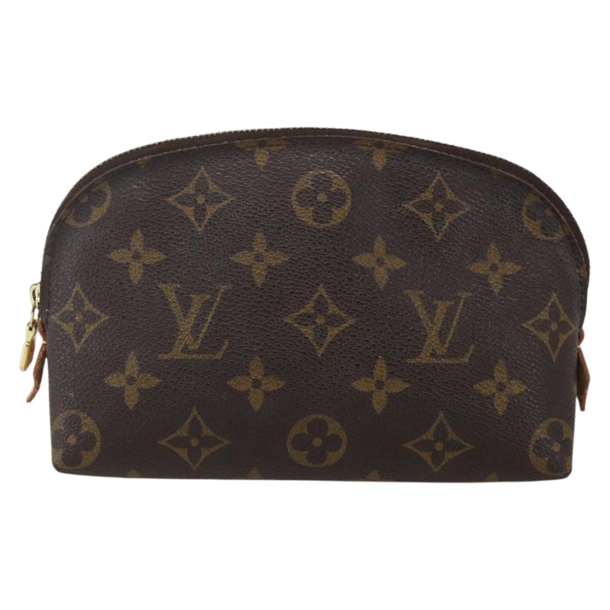 LOUIS VUITTON Monogram Pochette Cosmetic PM Pouch M43998 LV Auth 165726