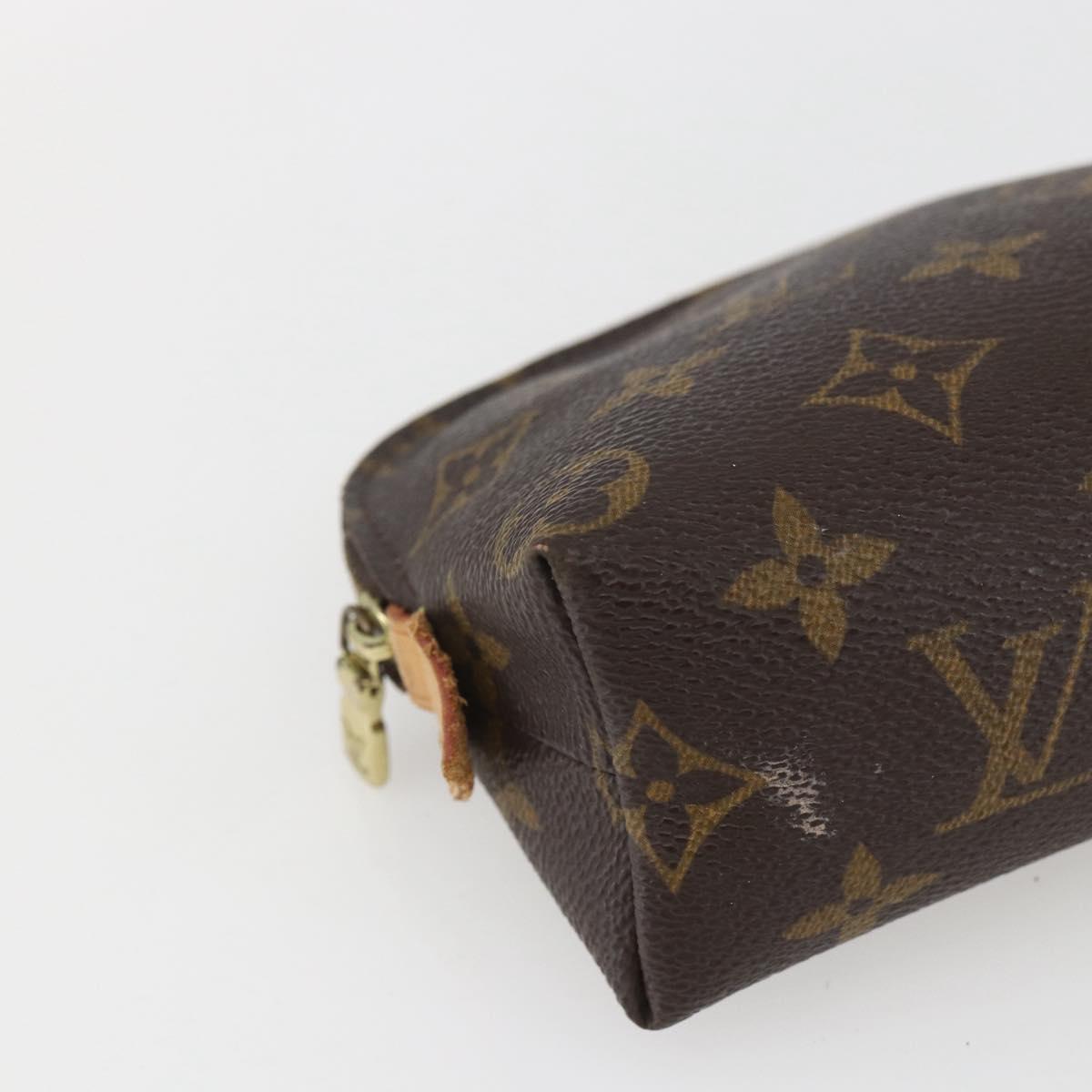 LOUIS VUITTON Monogram Pochette Cosmetic PM Pouch M43998 LV Auth 165726