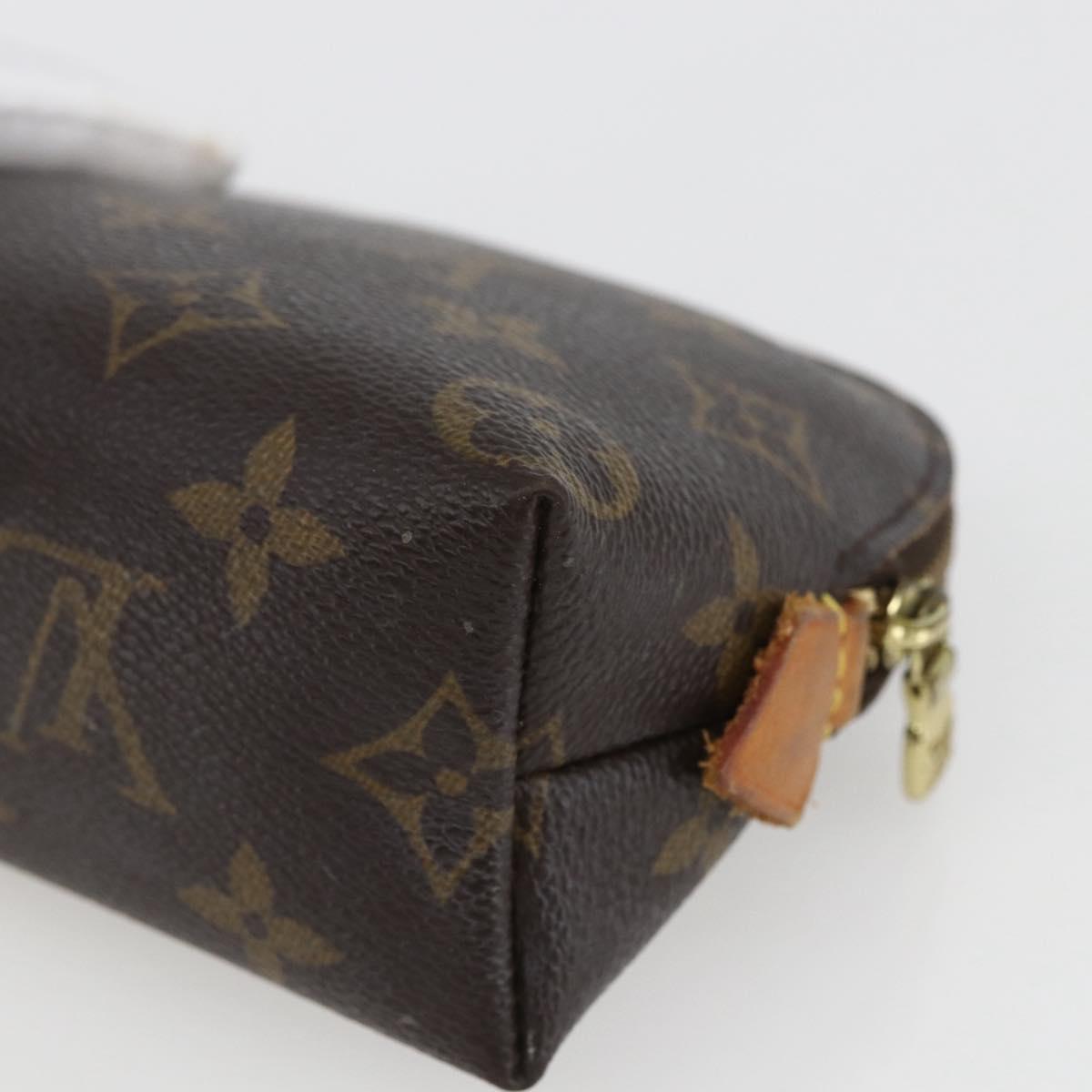LOUIS VUITTON Monogram Pochette Cosmetic PM Pouch M43998 LV Auth 165727