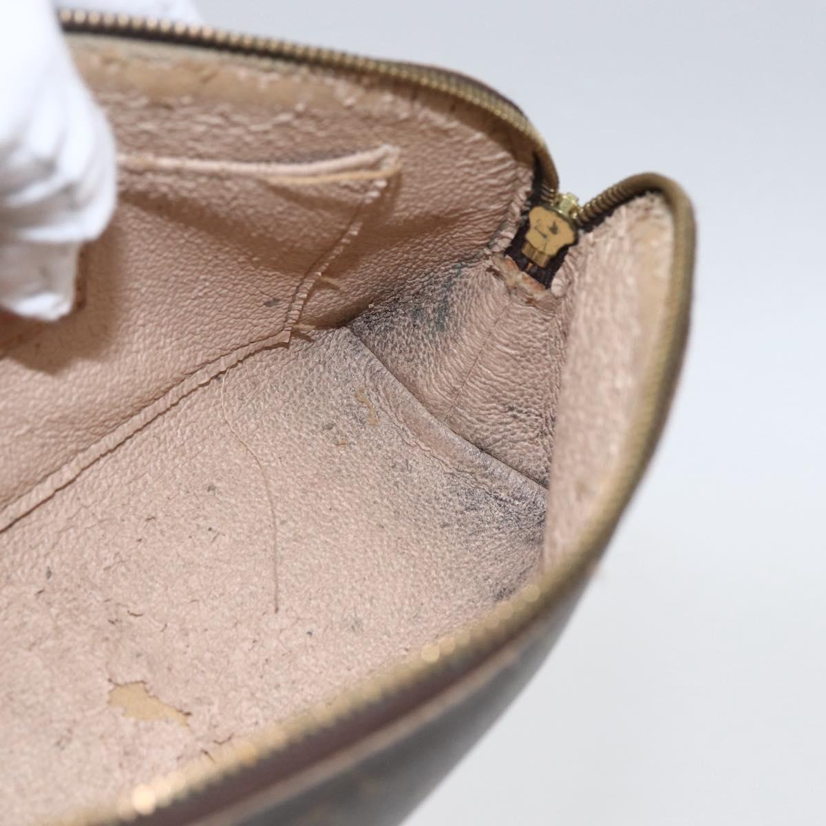 LOUIS VUITTON Monogram Pochette Cosmetic PM Pouch M43998 LV Auth 165727