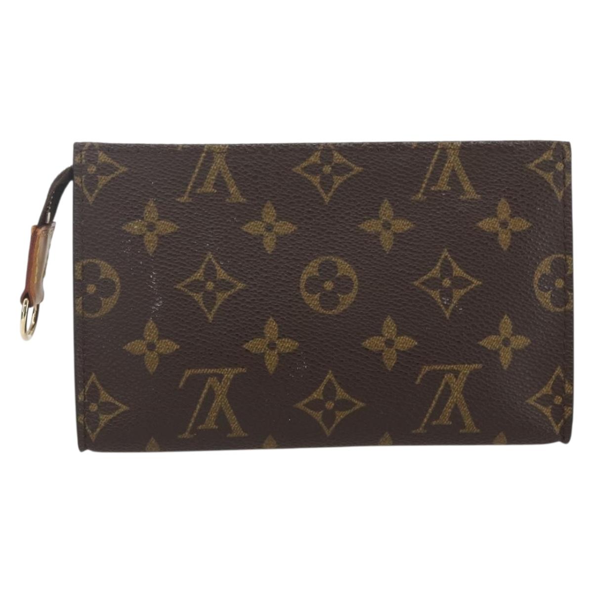 LOUIS VUITTON Monogram Bucket PM Accessory Pouch LV Auth 165736