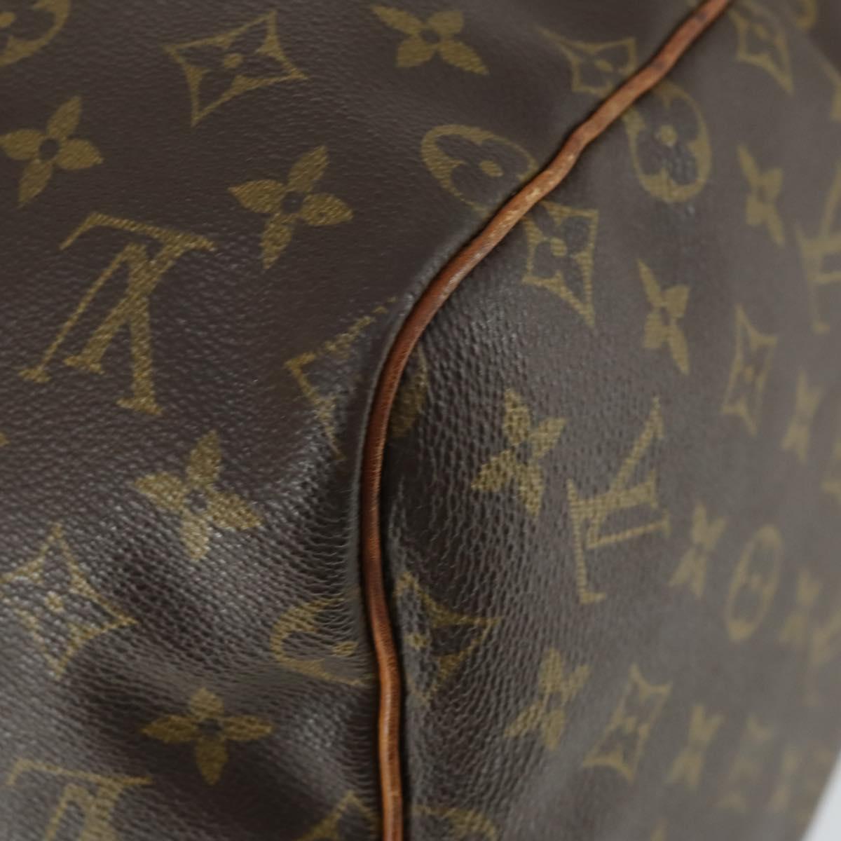 LOUIS VUITTON Monogram Keepall 55 Boston Bag M41424 LV Auth 165741