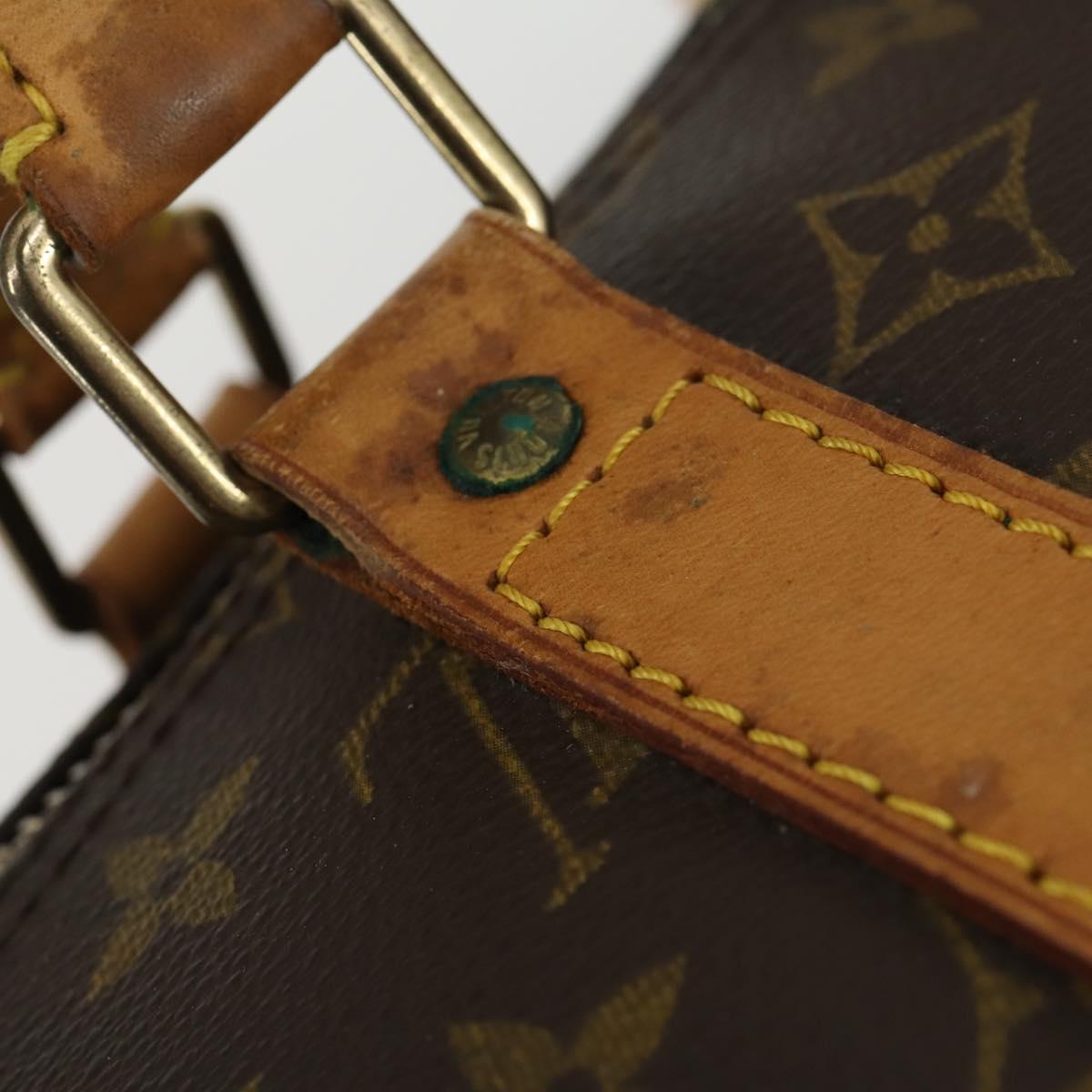 LOUIS VUITTON Monogram Keepall 55 Boston Bag M41424 LV Auth 165741