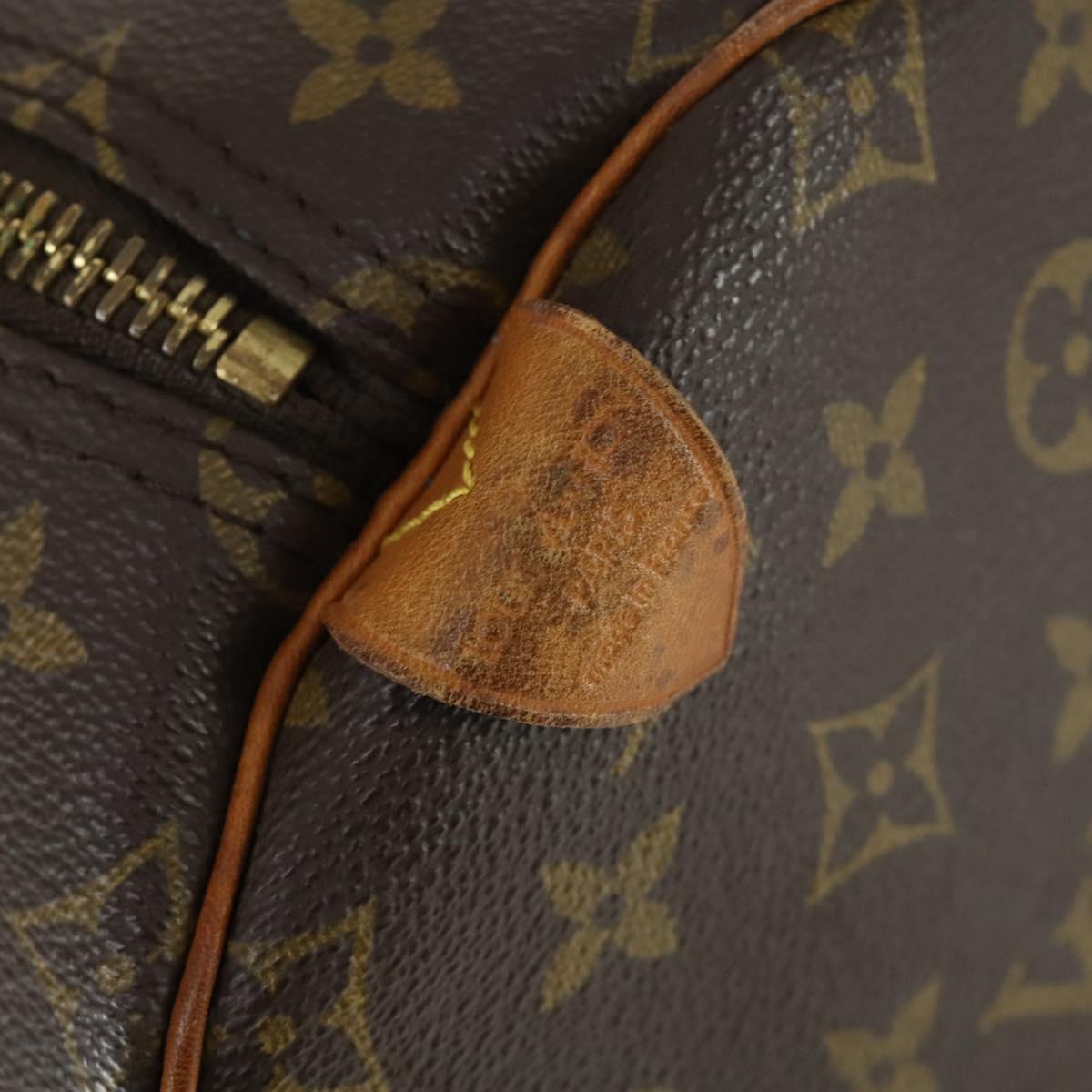 LOUIS VUITTON Monogram Keepall 55 Boston Bag M41424 LV Auth 165741
