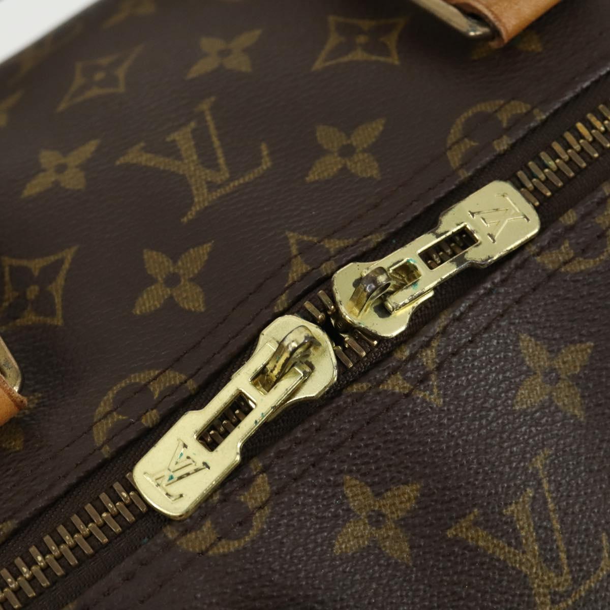 LOUIS VUITTON Monogram Keepall 55 Boston Bag M41424 LV Auth 165741