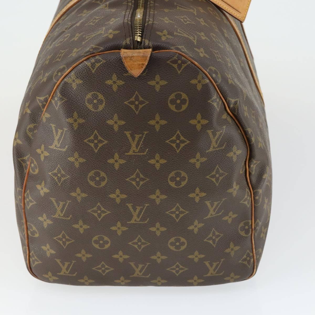 LOUIS VUITTON Monogram Keepall 55 Boston Bag M41424 LV Auth 165741