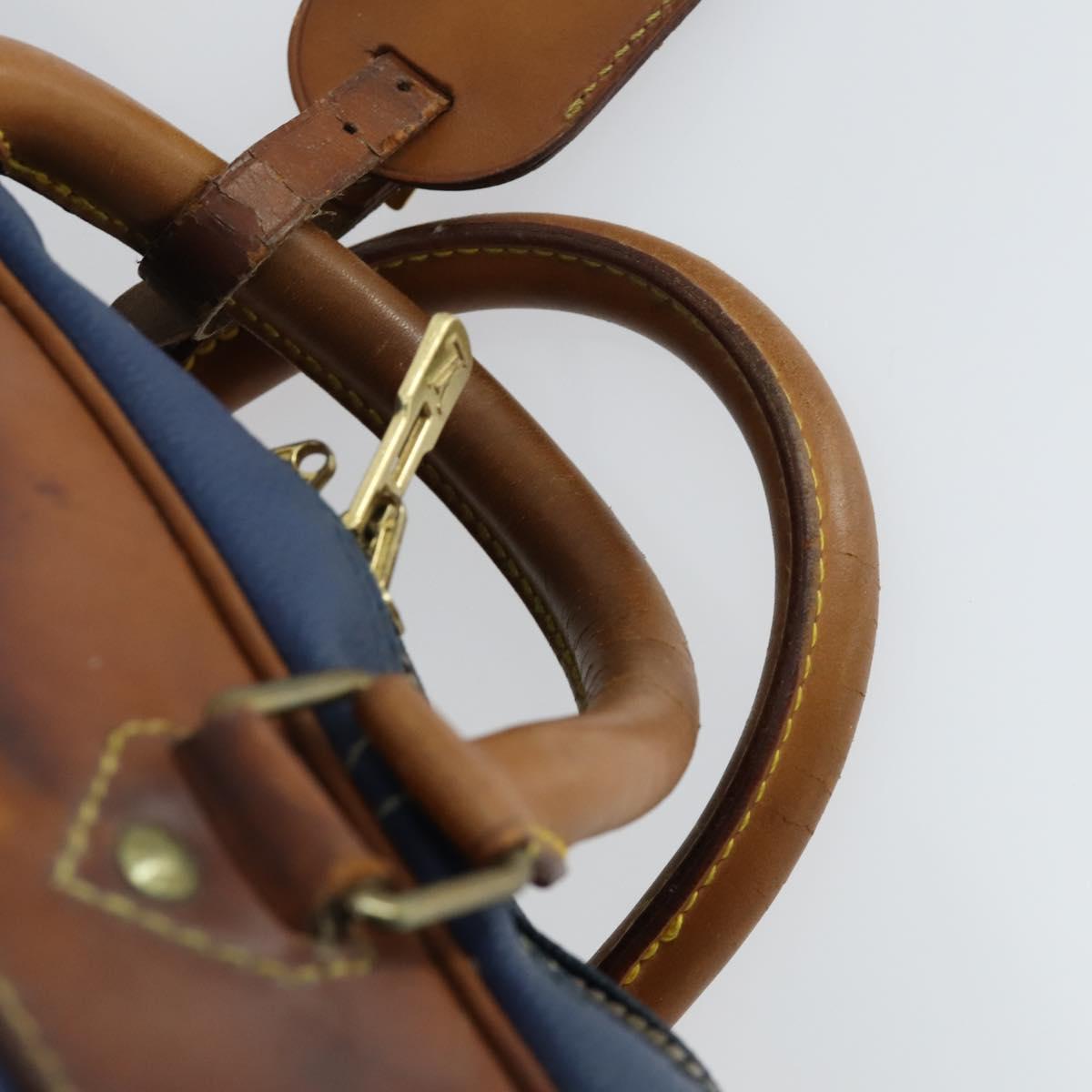 LOUIS VUITTON LV Cup Boston Bag Blue LV Auth 165742