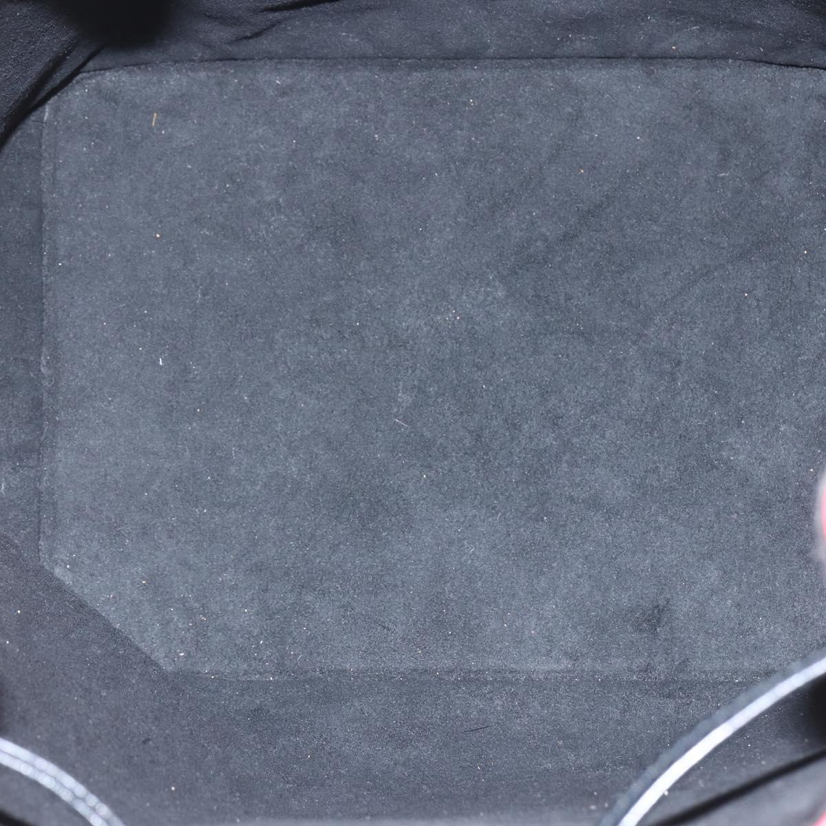 LOUIS VUITTON Epi Petit Noe Shoulder Bag Bicolor Black Red M44017 LV Auth 165754