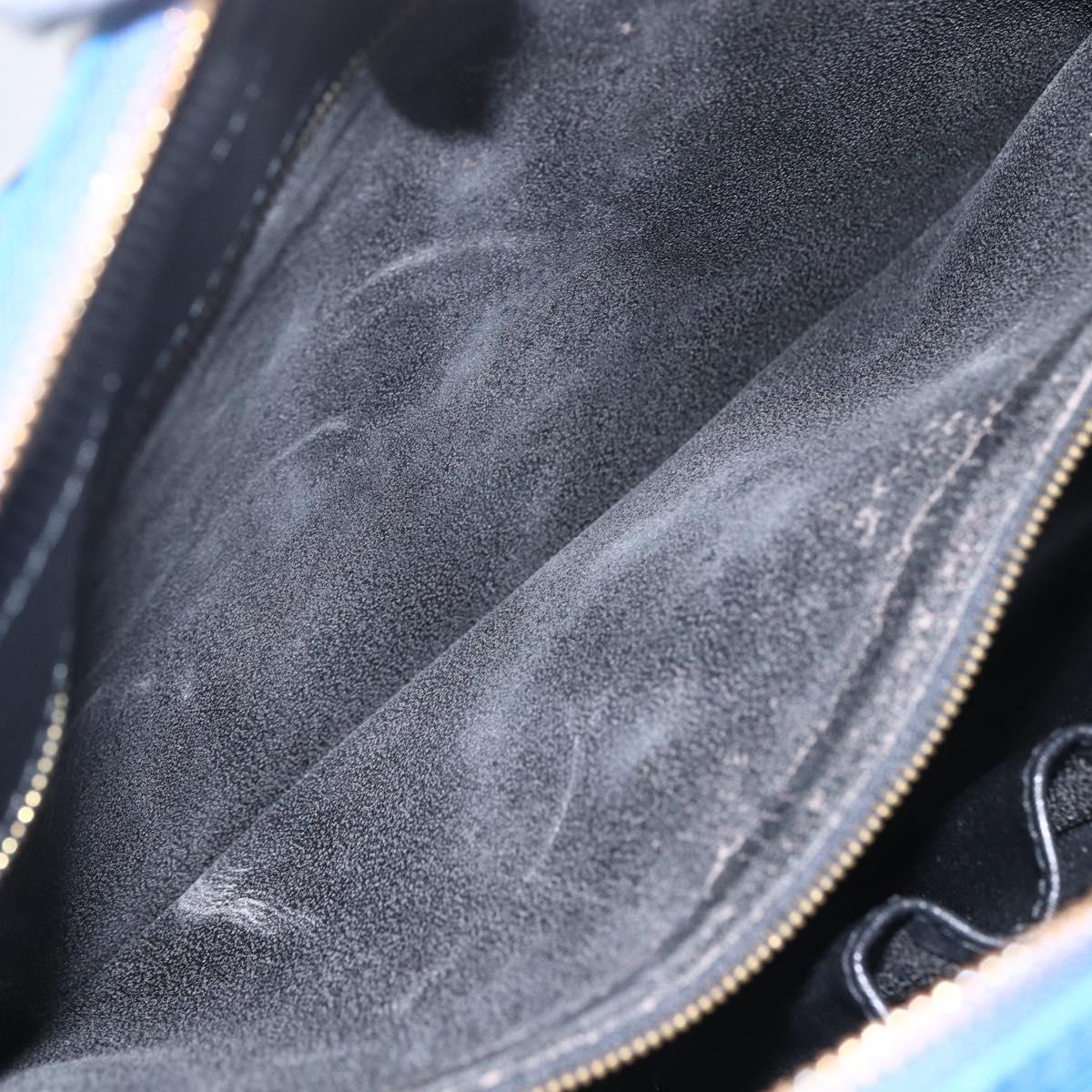 LOUIS VUITTON Epi Porte Documents Voyage Business Bag Blue M54475 LV Auth 165756