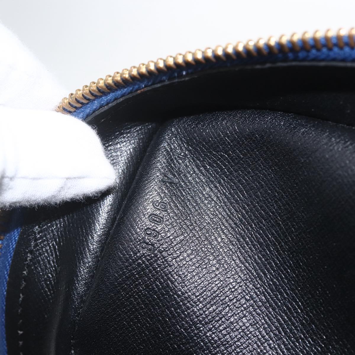 LOUIS VUITTON Epi Porte Documents Voyage Business Bag Blue M54475 LV Auth 165756