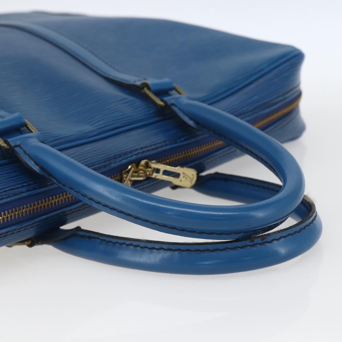 LOUIS VUITTON Epi Porte Documents Voyage Business Bag Blue M54475 LV Auth 165756