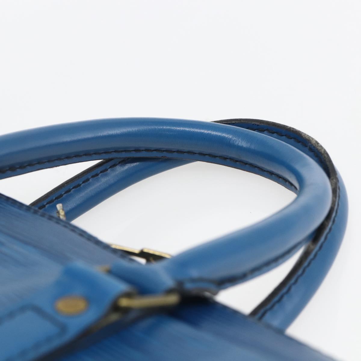 LOUIS VUITTON Epi Porte Documents Voyage Business Bag Blue M54475 LV Auth 165756