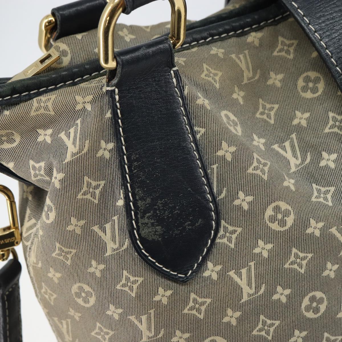 LOUIS VUITTON Monogram Idylle Elegy Shoulder Bag 2way Navy M56697 LV Auth 165759