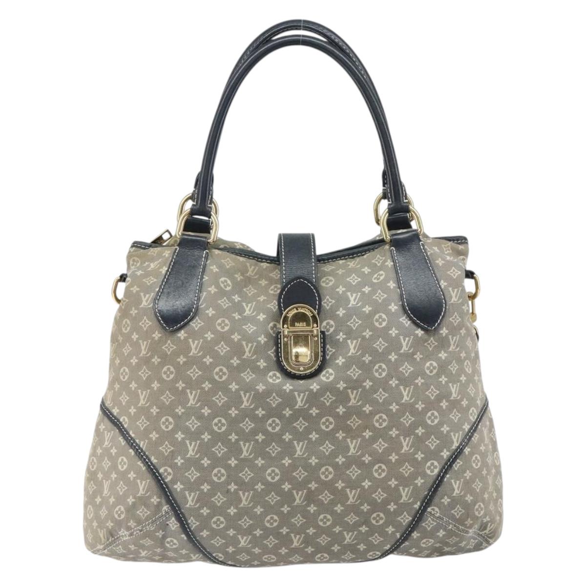 LOUIS VUITTON Monogram Idylle Elegy Shoulder Bag 2way Navy M56697 LV Auth 165759