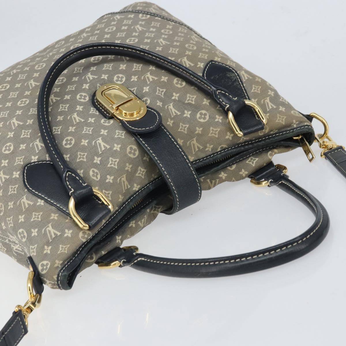 LOUIS VUITTON Monogram Idylle Elegy Shoulder Bag 2way Navy M56697 LV Auth 165759