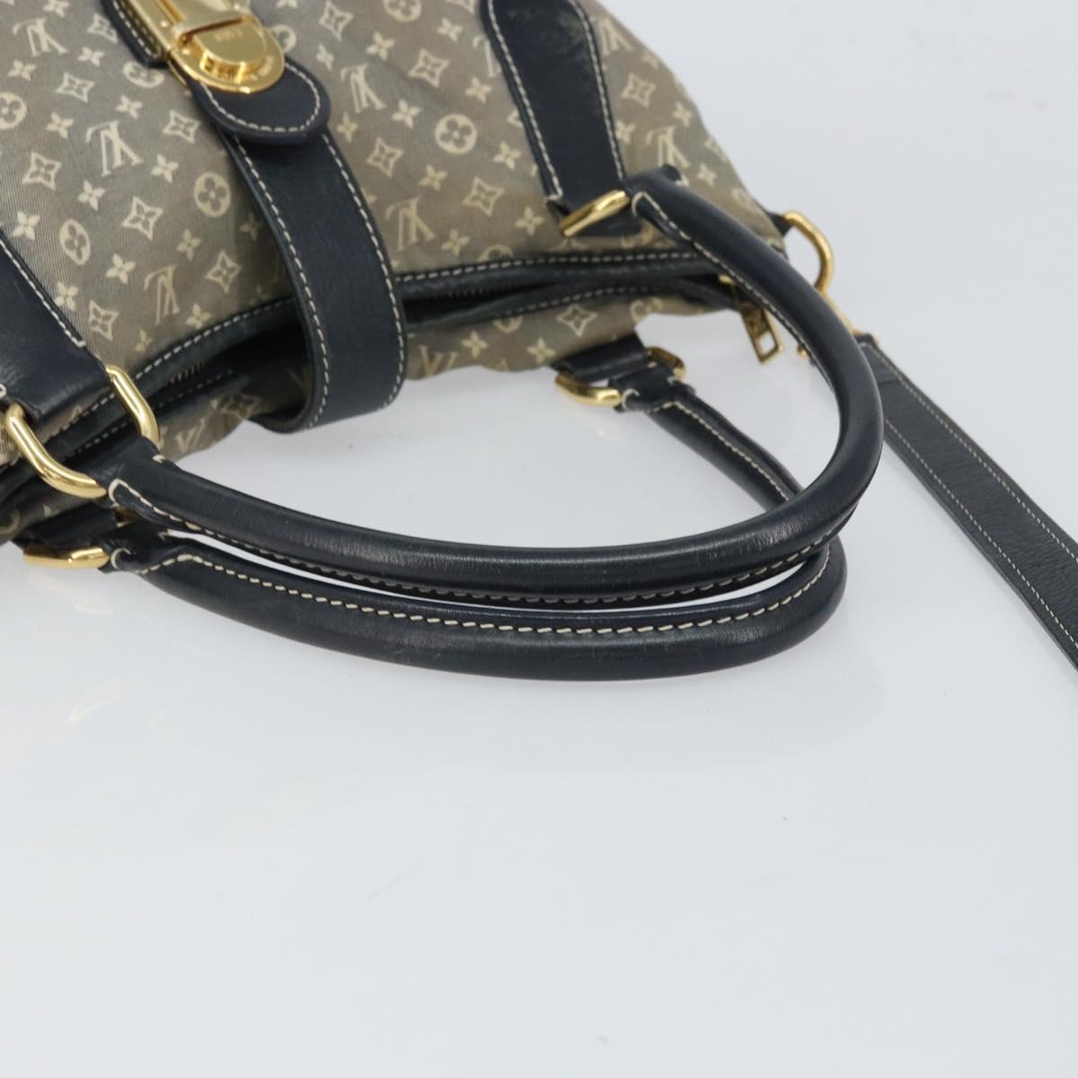 LOUIS VUITTON Monogram Idylle Elegy Shoulder Bag 2way Navy M56697 LV Auth 165759
