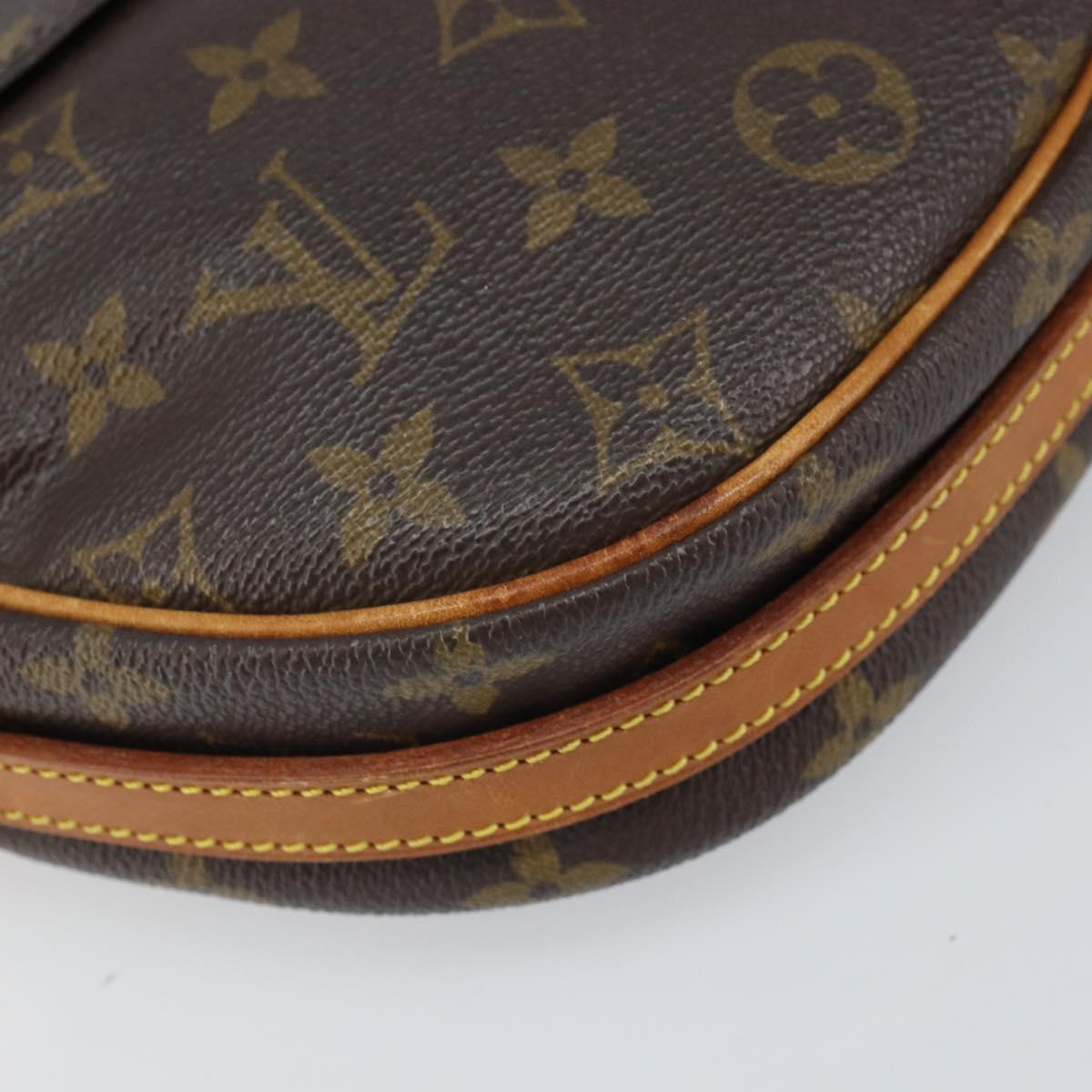 LOUIS VUITTON Monogram Jeune Fille MM Shoulder Bag M51226 LV Auth 165762