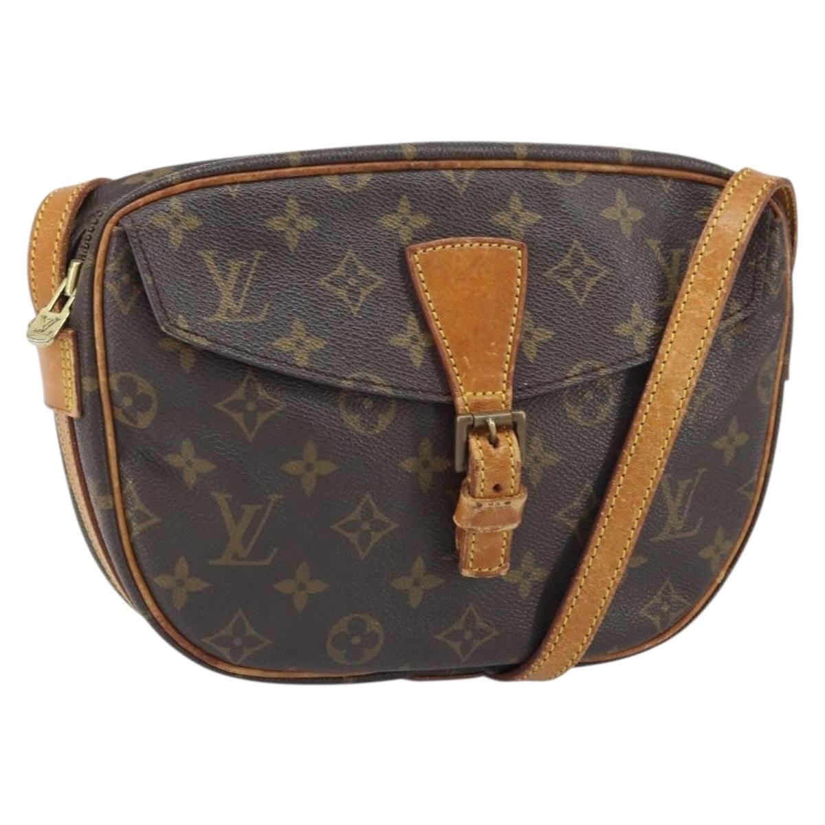 LOUIS VUITTON Monogram Jeune Fille MM Shoulder Bag M51226 LV Auth 165762