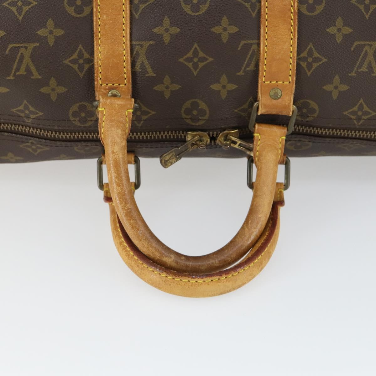 LOUIS VUITTON Monogram Keepall 45 Boston Bag M41428 LV Auth 165763