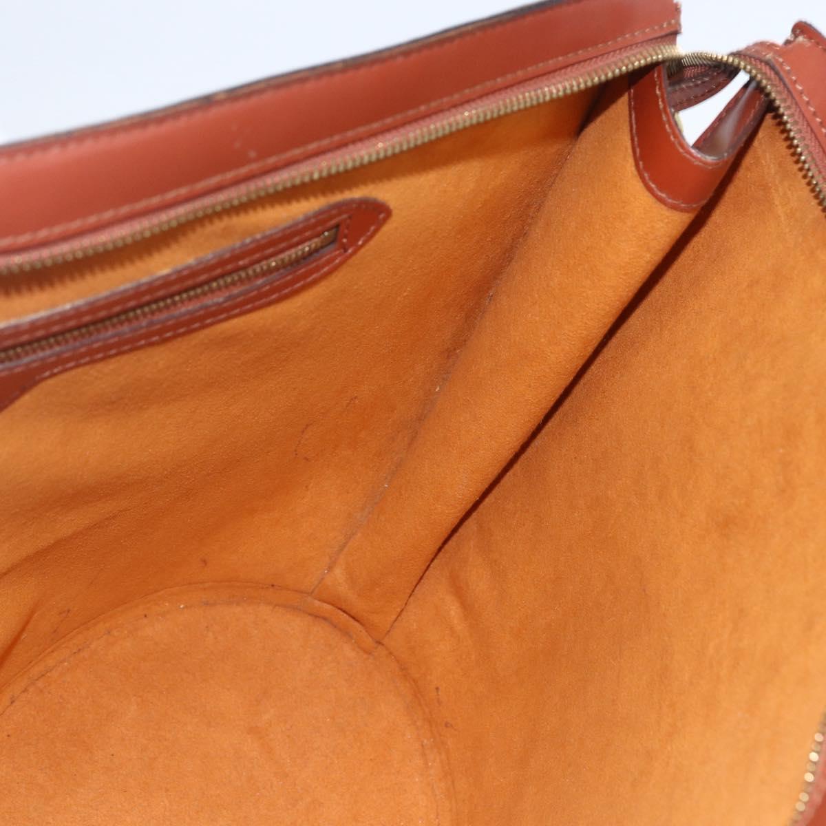 LOUIS VUITTON Epi Saint Jacques Shopping Shoulder Bag Brown M52263 Auth 165764