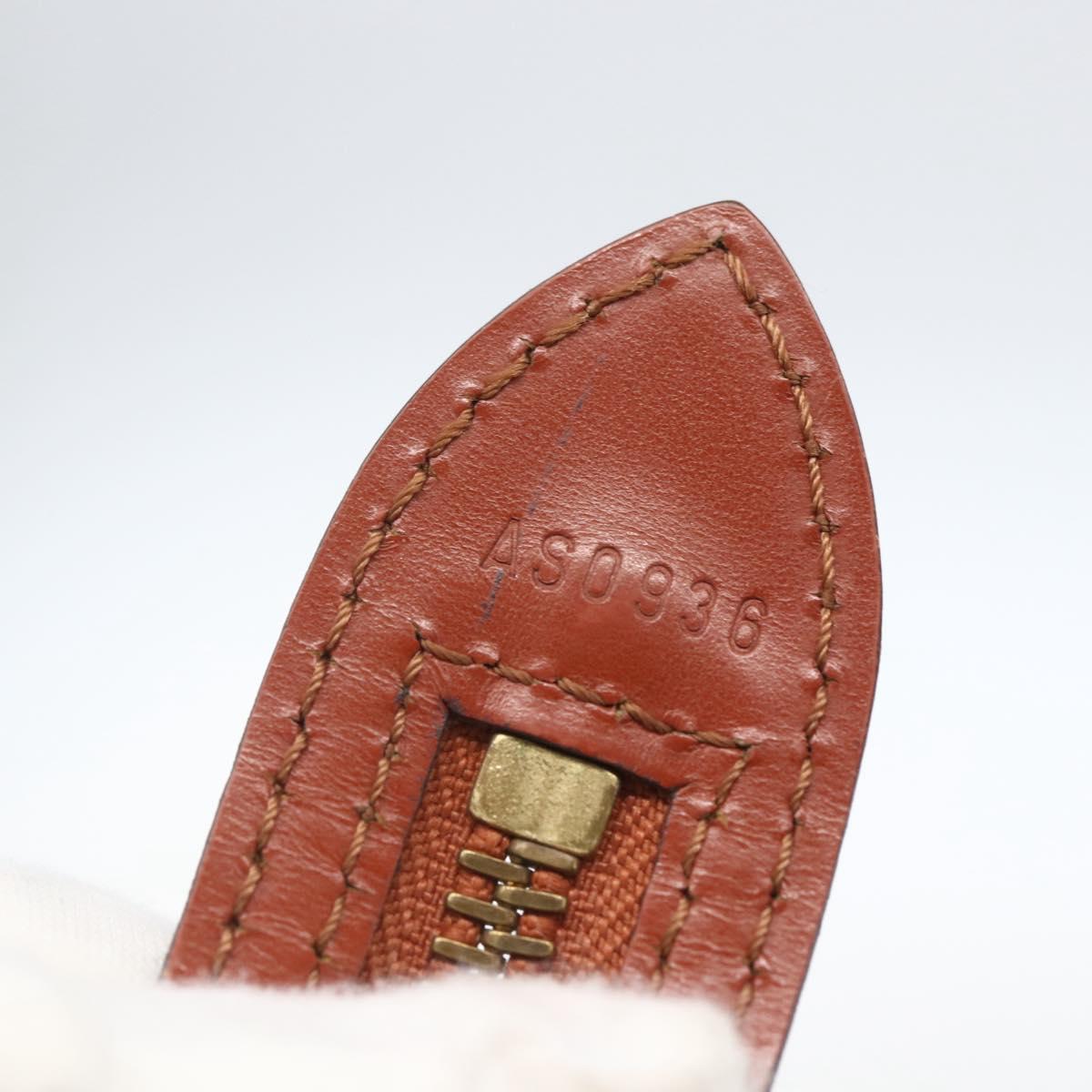 LOUIS VUITTON Epi Saint Jacques Shopping Shoulder Bag Brown M52263 Auth 165764