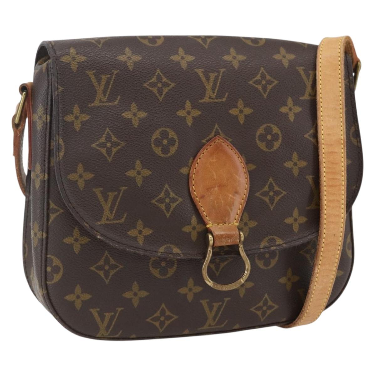 LOUIS VUITTON Monogram Saint Cloud GM Shoulder Bag M51242 LV Auth 165769