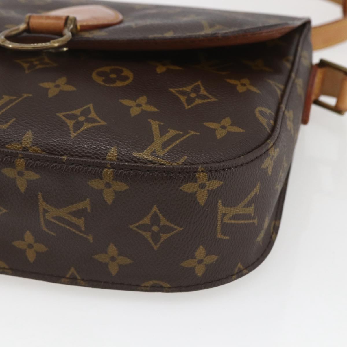 LOUIS VUITTON Monogram Saint Cloud GM Shoulder Bag M51242 LV Auth 165769