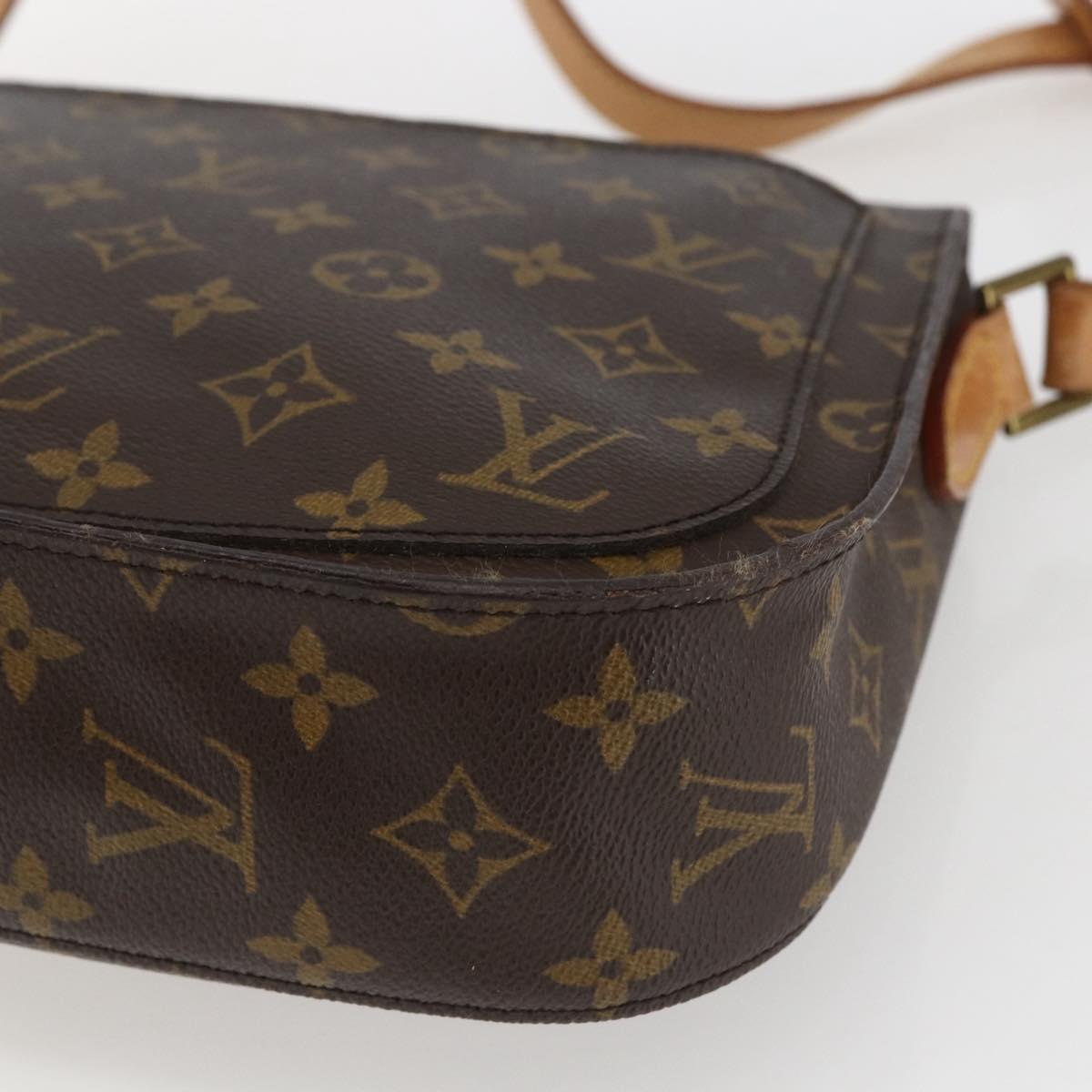 LOUIS VUITTON Monogram Saint Cloud GM Shoulder Bag M51242 LV Auth 165769