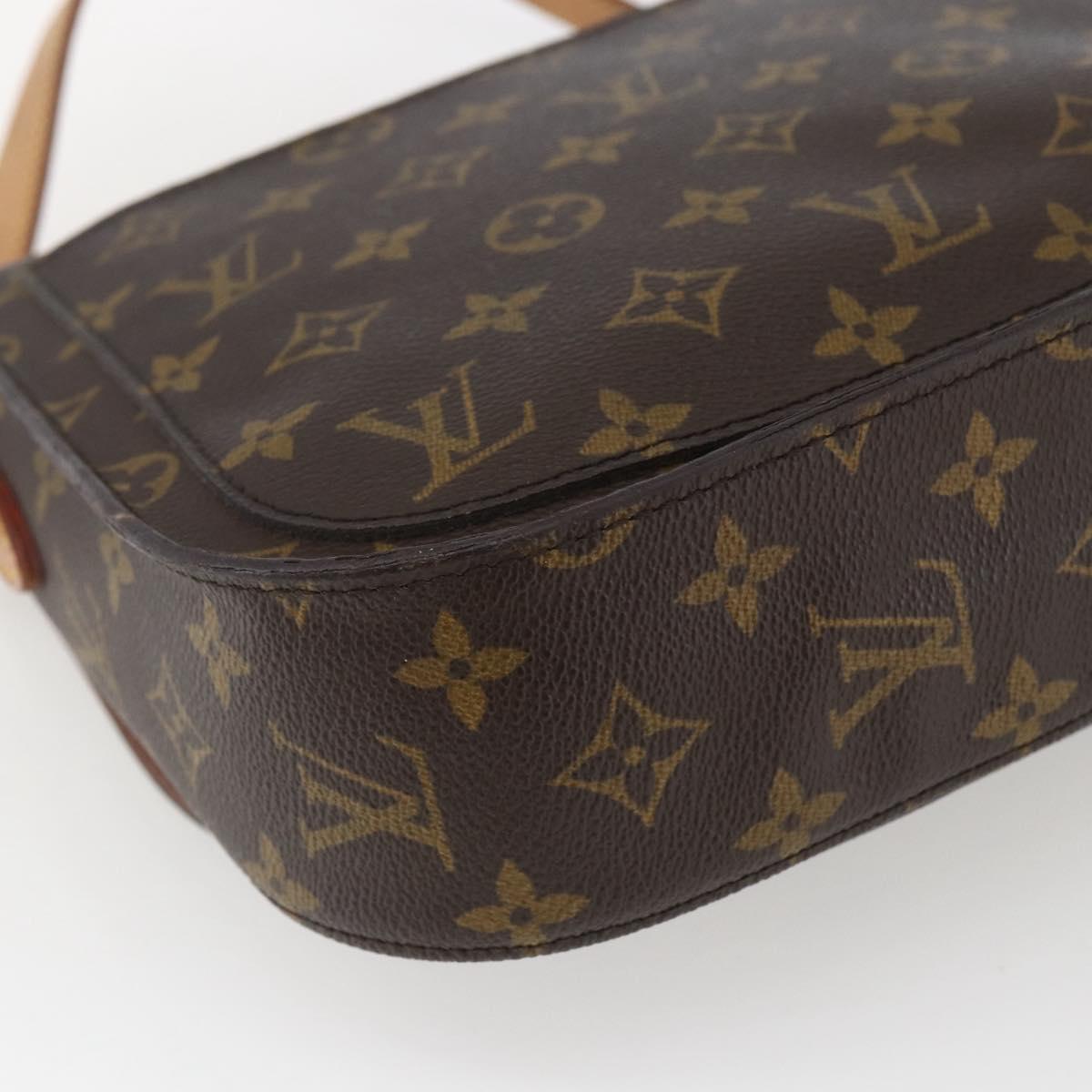 LOUIS VUITTON Monogram Saint Cloud GM Shoulder Bag M51242 LV Auth 165769