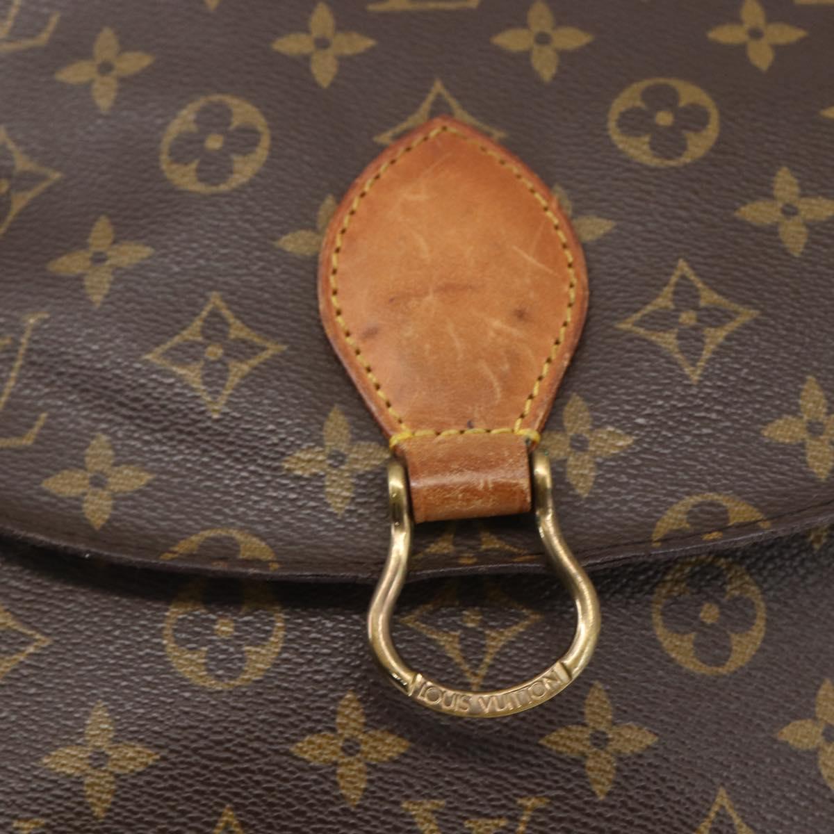 LOUIS VUITTON Monogram Saint Cloud GM Shoulder Bag M51242 LV Auth 165769