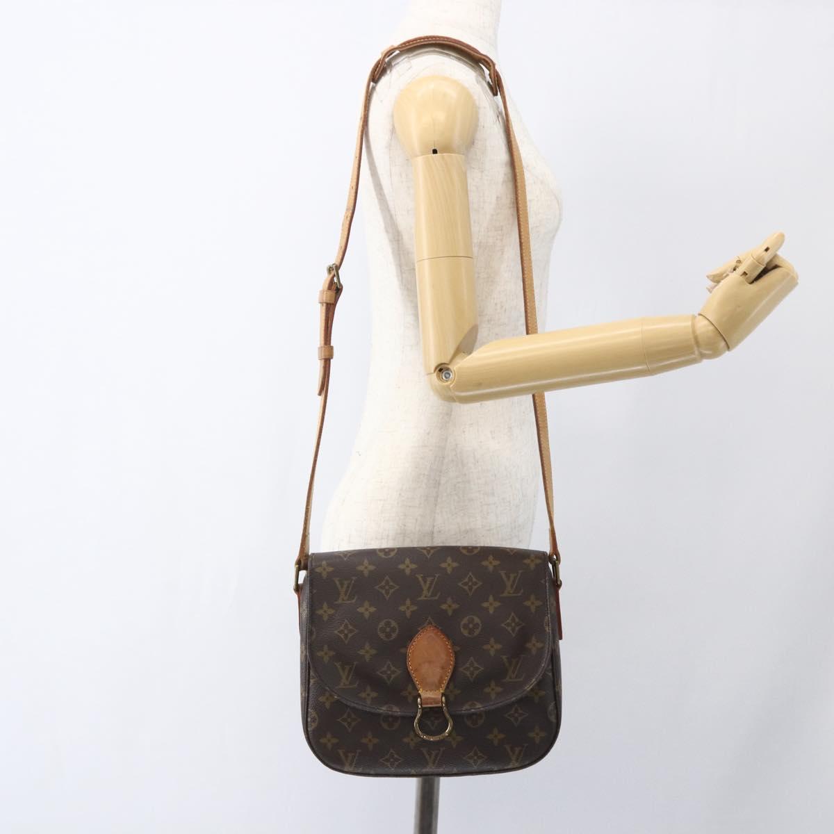 LOUIS VUITTON Monogram Saint Cloud GM Shoulder Bag M51242 LV Auth 165769