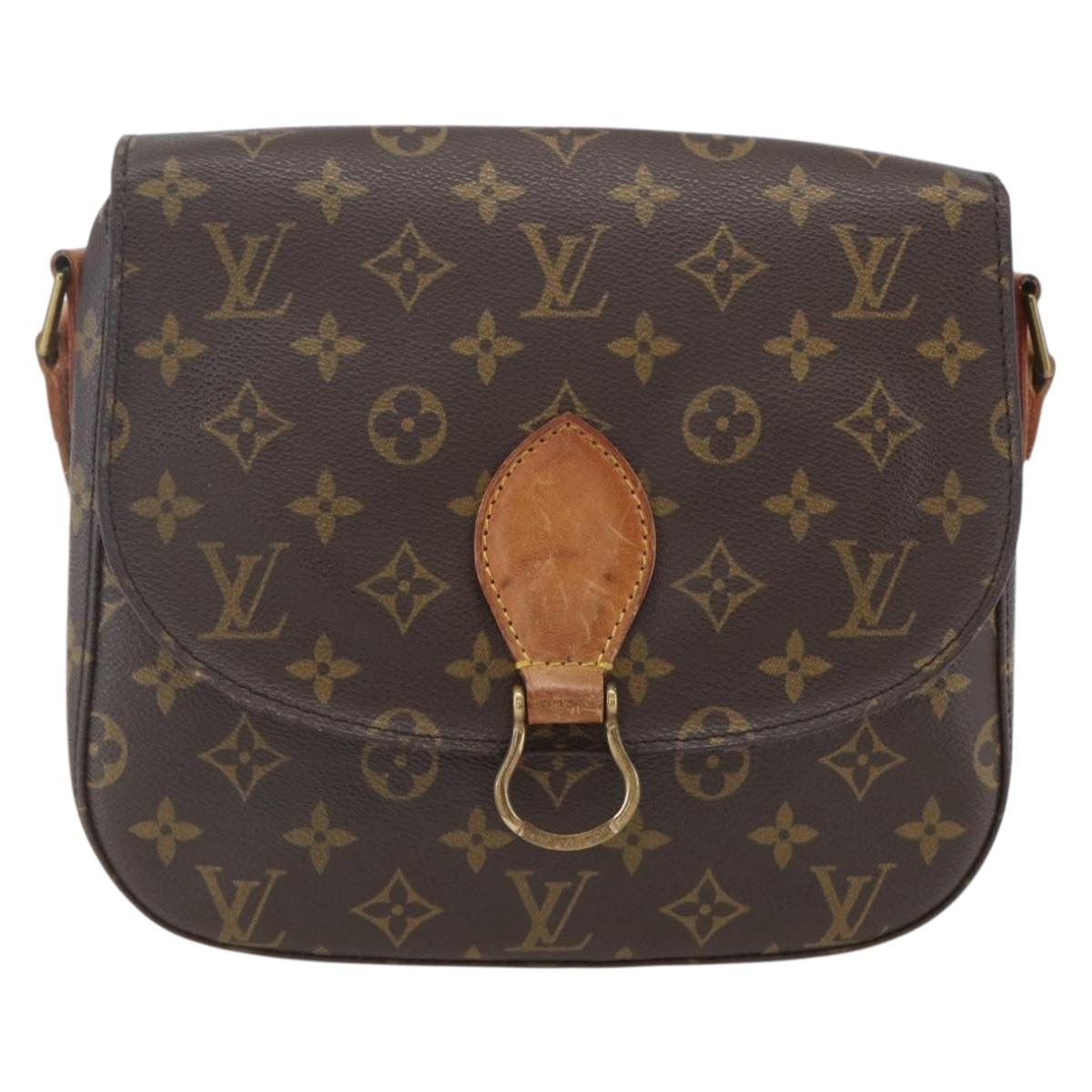 LOUIS VUITTON Monogram Saint Cloud GM Shoulder Bag M51242 LV Auth 165769