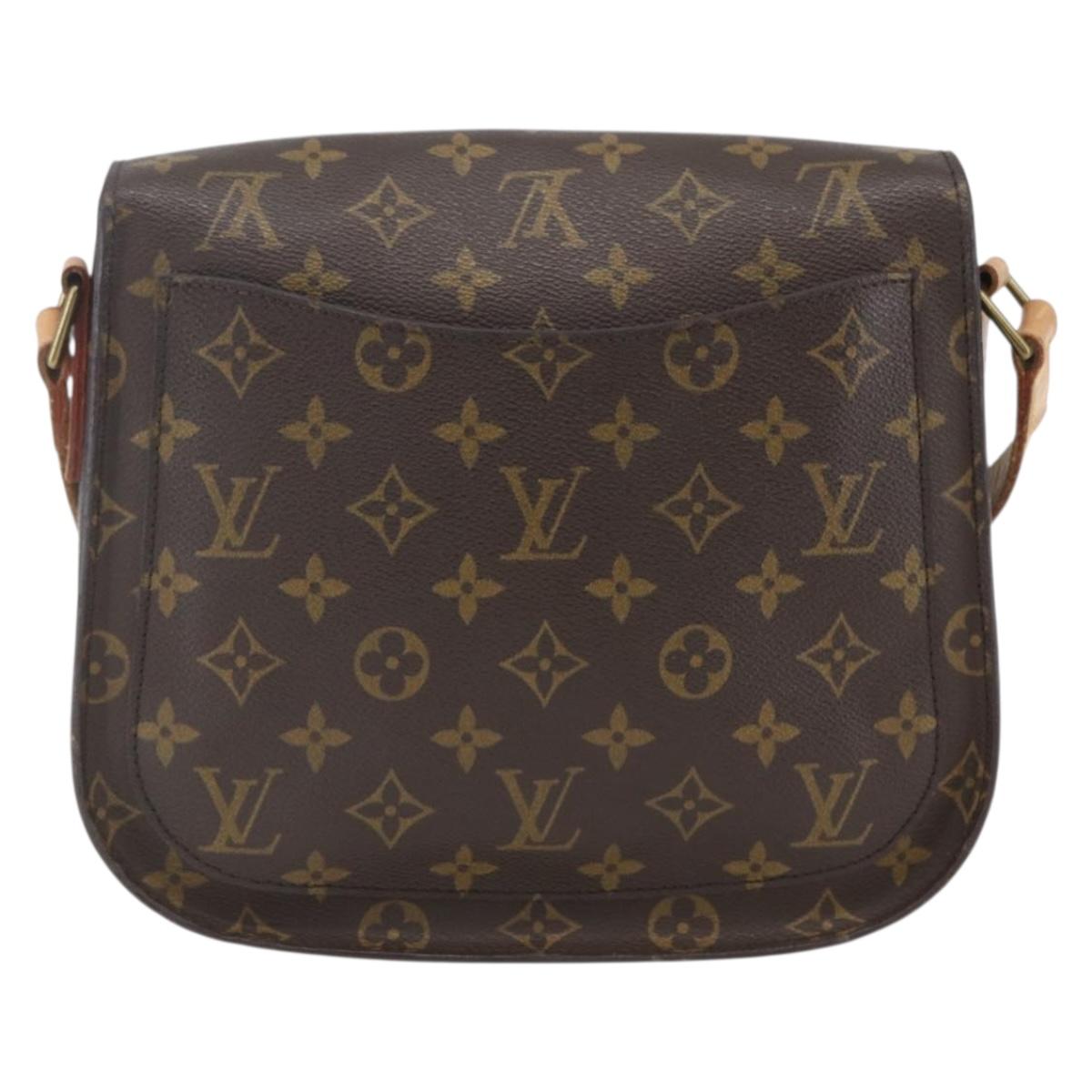 LOUIS VUITTON Monogram Saint Cloud GM Shoulder Bag M51242 LV Auth 165769