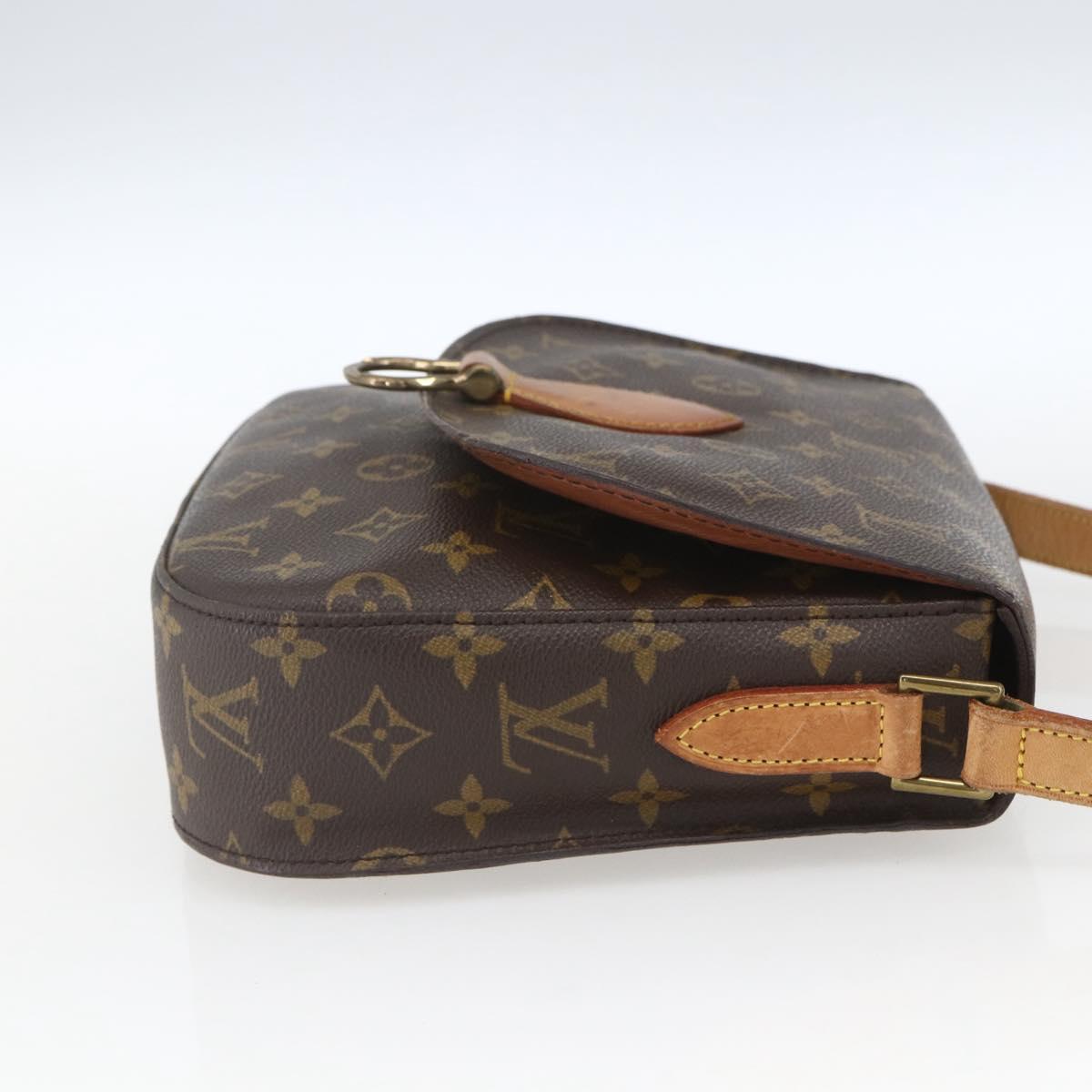 LOUIS VUITTON Monogram Saint Cloud GM Shoulder Bag M51242 LV Auth 165769