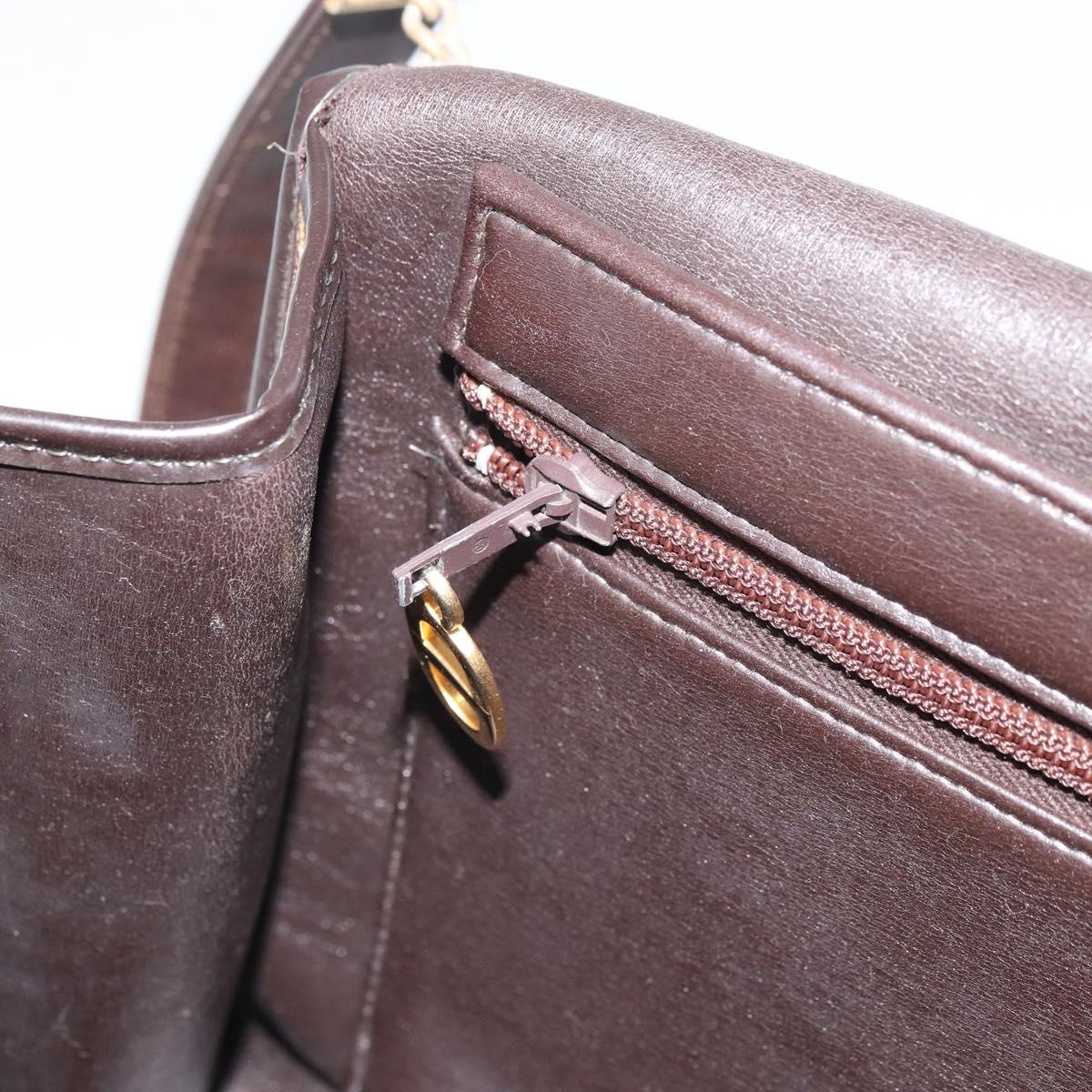 Christian Dior Trotter Canvas Romantic Hand Bag 2way Beige Gold Auth 165776