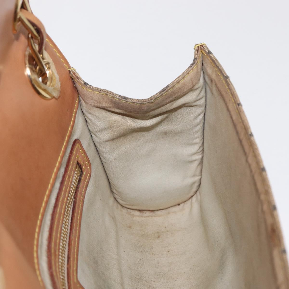 LOUIS VUITTON Monogram Mini Camille Chain Shoulder Bag Blue M92002 Auth 165777