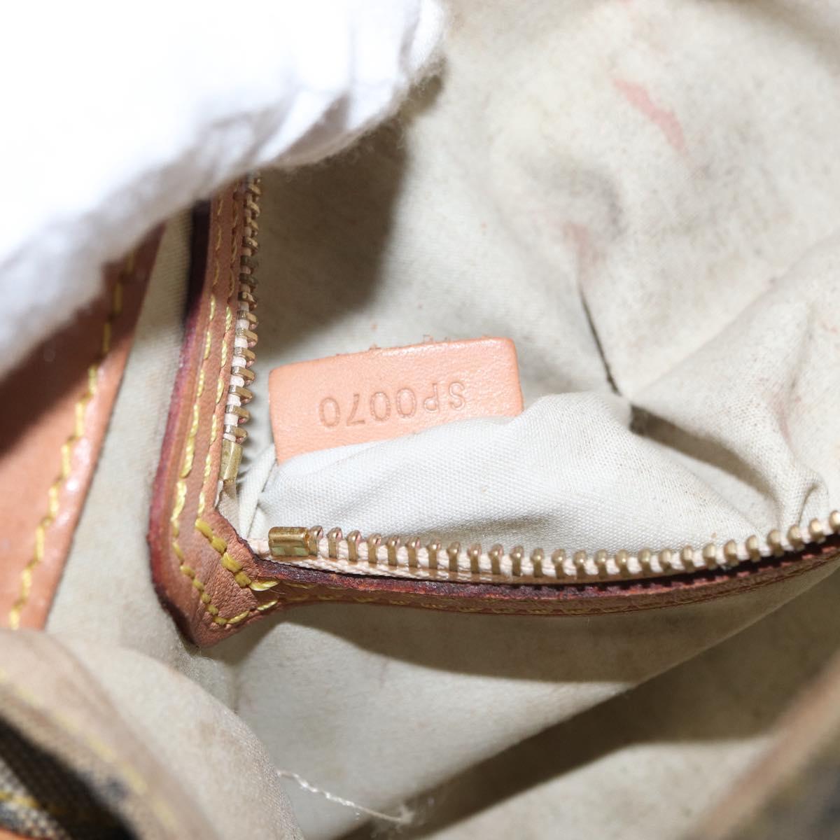 LOUIS VUITTON Monogram Mini Camille Chain Shoulder Bag Blue M92002 Auth 165777