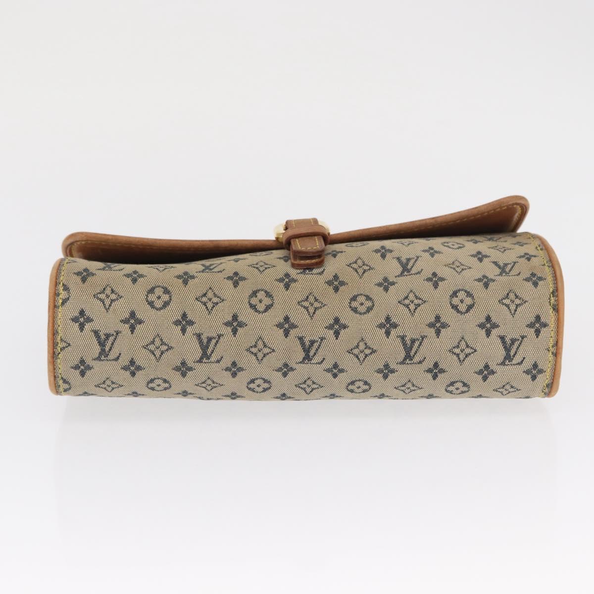 LOUIS VUITTON Monogram Mini Camille Chain Shoulder Bag Blue M92002 Auth 165777