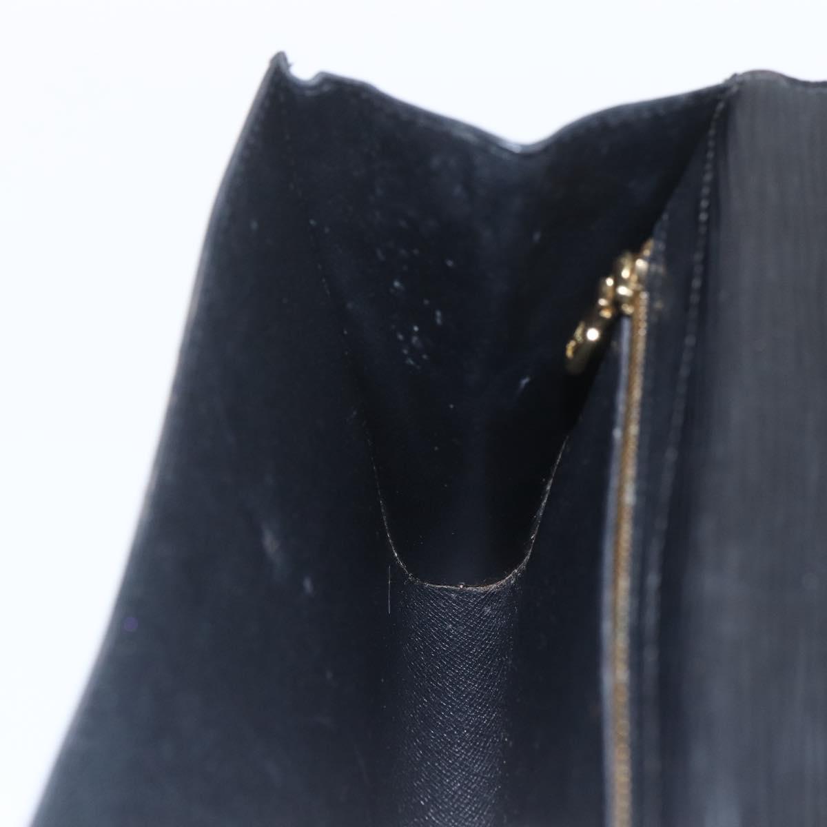 LOUIS VUITTON Epi Art Deco Clutch Bag Black M52632 LV Auth 165780