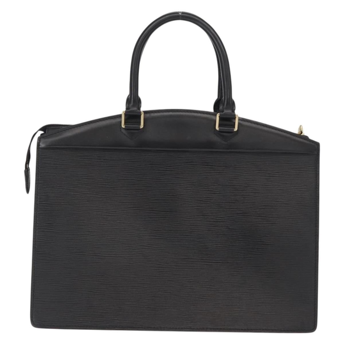 LOUIS VUITTON Epi Riviera Hand Bag Noir Black M48182 LV Auth 165782