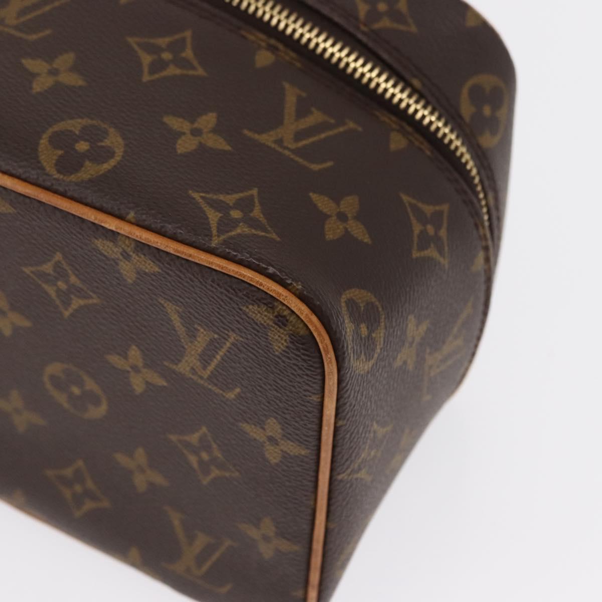 LOUIS VUITTON Monogram Vanity Cosmetic Pouch SPO LV Auth 165783V