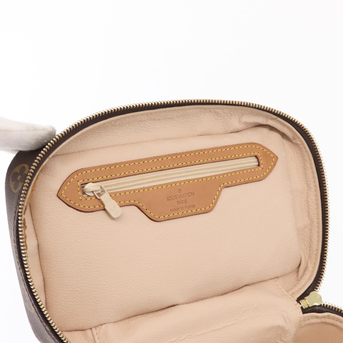 LOUIS VUITTON Monogram Vanity Cosmetic Pouch SPO LV Auth 165783V