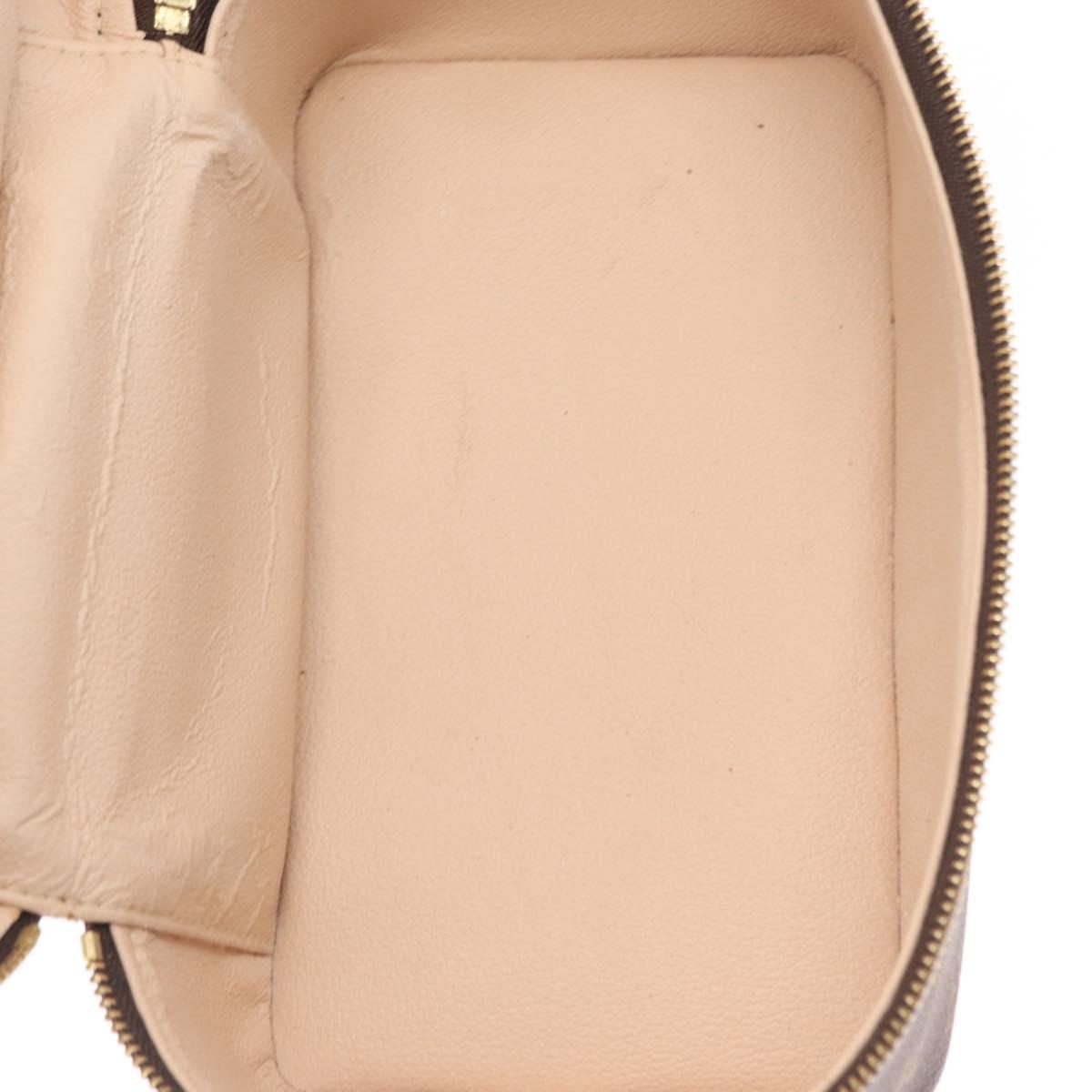 LOUIS VUITTON Monogram Vanity Cosmetic Pouch SPO LV Auth 165783V