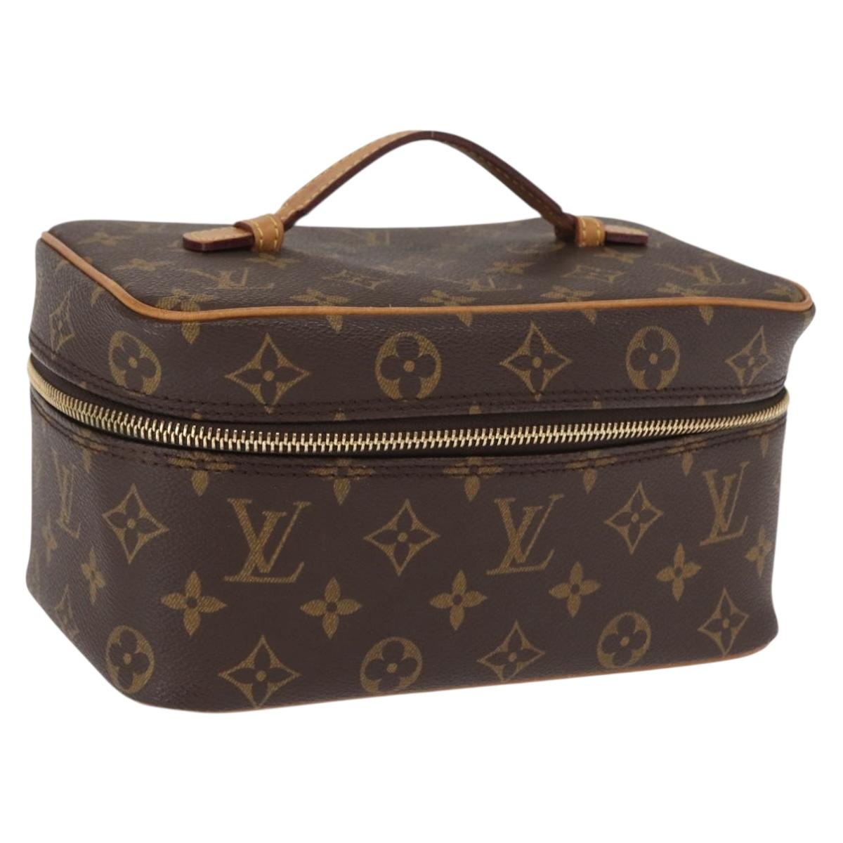 LOUIS VUITTON Monogram Vanity Cosmetic Pouch SPO LV Auth 165783V