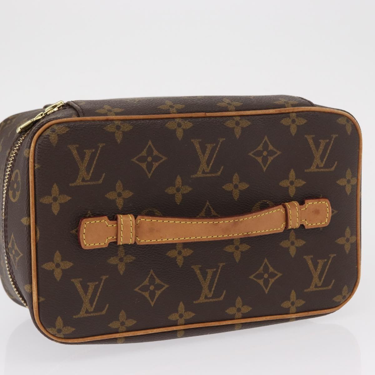 LOUIS VUITTON Monogram Vanity Cosmetic Pouch SPO LV Auth 165783V